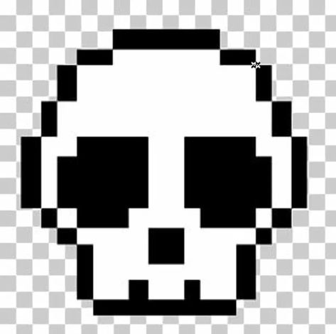 Pixel Drawing Black And White, Pixel Art Pattern Skull, Skull Pixel Art Grid, Emo Pixel Art, Pixel Journal, Skeleton Pixel Art, Pixel Art Skull, Goth Pixel Art, Skull Pixel Art