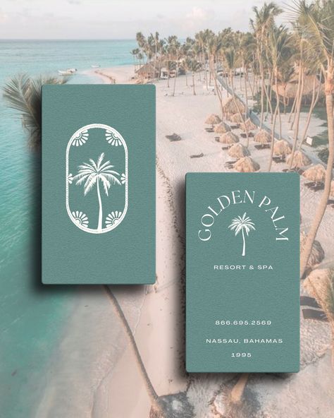 Introducing Golden Palm 🌴✨️ Golden Palm is an exclusive resort and spa that focuses on relaxation & rejuvenation in a captivating setting. Discover your dream holiday with Golden Palm, here you can enjoy complete pampering & exotic beauty. loved creating this concept 🧡🌞 brand brief by @brief_bloom, @zsofia.design #briefbloomgoldenpalm #logo #logodesigner #logodesigns #logoconcept #logobrand #logomark #logomaker #logoideas #resortbrand #resortandspadesign #briefbloomgoldenpalm #palmtrees... Resort Logo Design, Brand Brief, Spa Branding, Resort Logo, Hotel Branding, Resort And Spa, Brand Identity Pack, Beach Scene, Dream Holiday