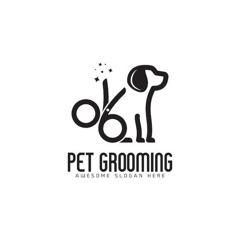 Pet Grooming Logo Design, Pet Salon Logo, Dog Salon Logo, Grooming Logo Ideas, Dog Groomer Logo, Dog Grooming Logo Ideas, Grooming Salon Logo, Pet Grooming Logo, Petshop Logo