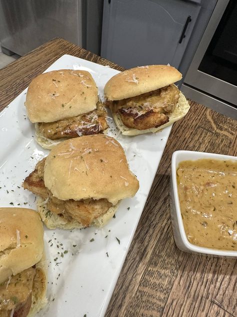 Marry Me Chicken Sliders, Marry Me Chicken Recipe, Pan Fried Pork Chops, Frozen Rolls, Chicken Sliders, Pan Fried Chicken, Fried Chicken Breast, Fried Pork, Chicken Cutlets