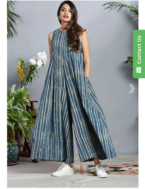 Jumpsuits For Women Indian, Classic Jumpsuit, Onam Outfits, Cotton Dress Pattern, Stylish Kurtis Design, Versatile Clothing, Simple Frocks, Lehenga Designs Simple, Simple Kurta Designs