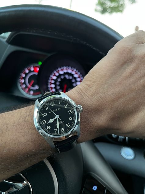 Hamilton Khaki Field Murph 38mm on a 6 inch wrist Hamilton Murph, Hamilton Khaki Field, Hamilton Khaki, Hamilton Watch, Cool Watches, Wrist Watch