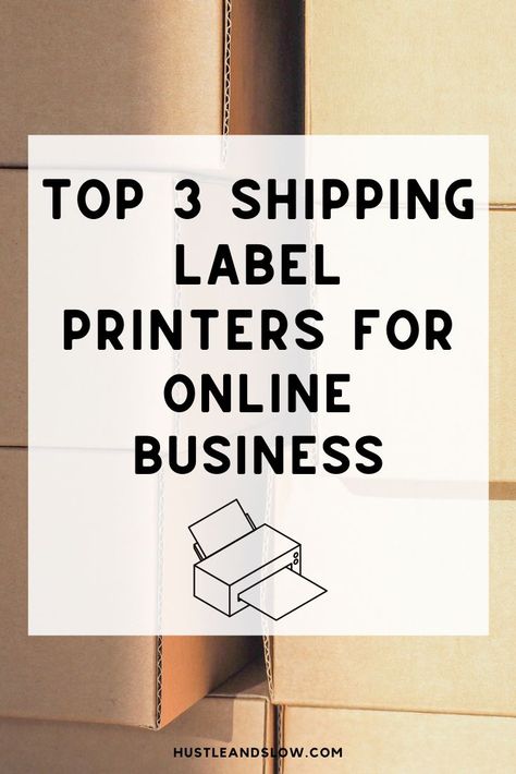 Label Printer For Small Business, Printer For Small Business, Ebay Selling Tips, Make Your Own Labels, Small Printer, Shipping Label Printer, Reselling Business, Business Labels, Shipping Packages