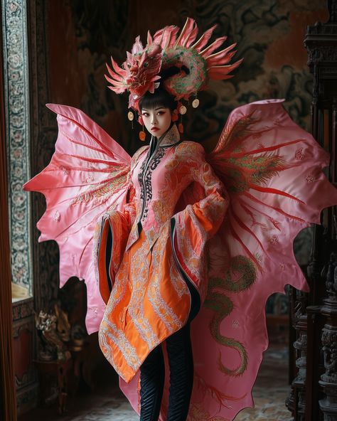 Dragon Dresses 🐉 Chinese Dragon Costume, Chinese Dragon Head, Dragon Costume, Dragon Party, Japanese Dragon, Dragon Head, Head Piece, Chinese Dragon, Asian Inspired