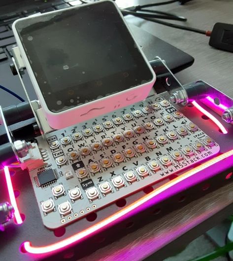 2022 Cyberdeck Contest: RPG Character Tracker | Hackaday Cyberdeck Concept Art, Aesthetic Tech, Erector Set, Mini Keyboard, Different Games, Tabletop Rpg, Operating System, Tabletop Games, Raspberry Pi