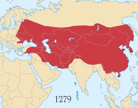 Genghis Khan – Facts & DIY Mongol Empire, Asia Map, Genghis Khan, Asian History, Alternate History, Manama, Historical Pictures, Us History, Historical Maps