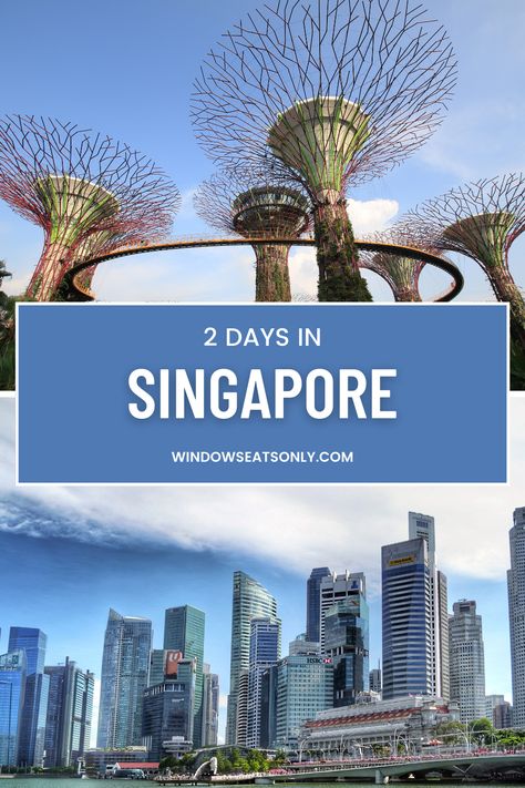 Check out how to spend 2 days in Singapore with this detailed itinerary! Art Science Museum, Singapore Itinerary, Tree Structure, Window Seats, Largest Waterfall, Singapore Travel, Heritage Center, Gardens By The Bay, Hindu Temple