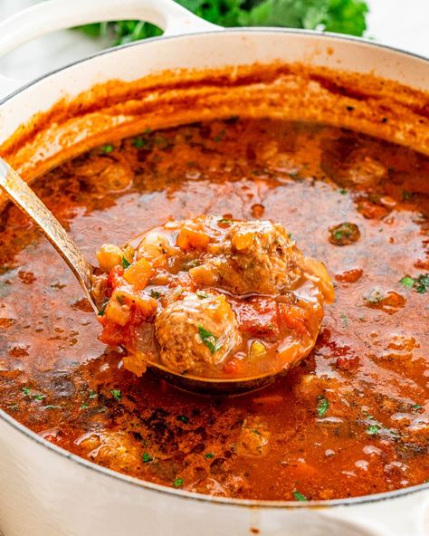 Italian Meatball Soup, Meatball Stew, Meatball Soup Recipes, Italian Meatball, Soup Easy, Fall Soup Recipes, Meatball Soup, Beef Meatballs, Italian Soup