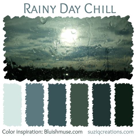 Rain Palette, Rain Colour Palette, Rainy Color Palette, Night Forest Color Palette, Rain Color Palette, Color Palette Rain, Sea And Forest Color Palette, Colors Of Fire, Interior Paint Colors Schemes