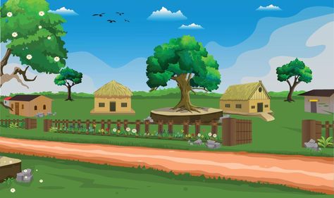 Cartoon Begraund Hd, Cartoon Background Images Village, Cartoon Background Photo, Indian Village Background, Village Cartoon Background Hd, 2d Cartoon Background, Cartoon Road Background, Cartoon Background House, Cartoon Village Background