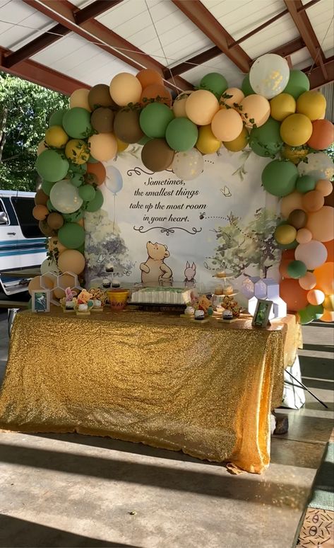 100 Acre Wood Baby Shower Ideas, 100 Acre Woods Nursery, Hundred Acre Woods Party, 100 Acre Woods Party, Hundred Acre Woods Baby Shower Ideas, 100 Acre Woods Baby Shower Ideas, Baby Chucks, Baby Reveal Cakes, Winnie The Pooh Baby Shower