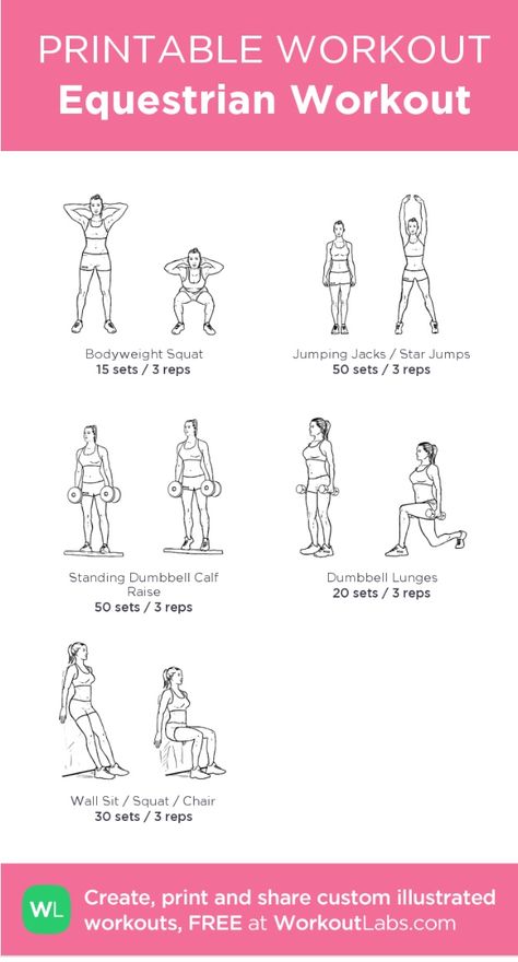 Lower Leg Exercises, Equestrian Workout, Kettlebell Deadlift, Healthy Horses, Horse Exercises, Horse Riding Tips, Summer Body Workouts, Printable Workouts, Everyday Workout