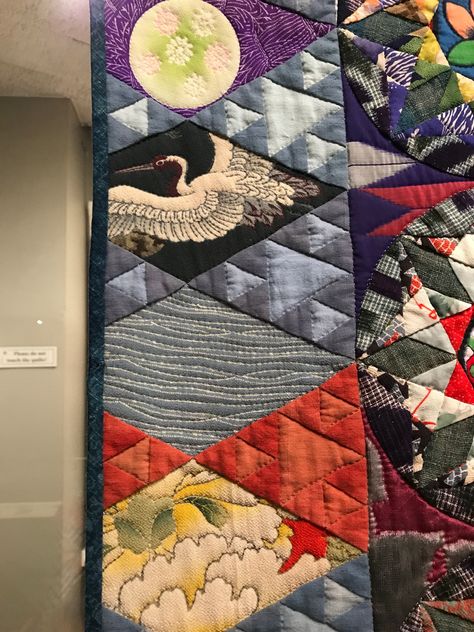 July 16, 2021: Japanese quilts, part 3, and much more! – gladiquilts Japanese Quilt Patterns, Asian Quilts, Indigo Quilt, House Quilt Patterns, Vintage Kimono Fabric, Patchwork Table Runner, Lone Star Quilt, Asian Fabric, Red And White Quilts