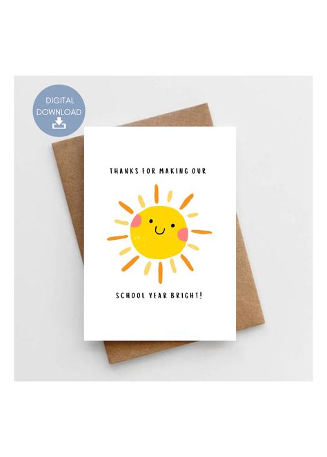 Cute Appreciation Cards, Thank You For Sharing, Teachers Thank You Cards, Handmade Teacher Cards, Cute Thank You Cards For Teachers, Teacher Appreciation Card Ideas Diy, Teachers Appreciation Cards, Thank You Card Ideas For Kids, Diy Card For Teacher