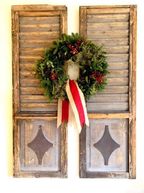 You searched for home tour - Cindy Hattersley Design Cindy Hattersley, Fresh Christmas Wreath, Vintage Shutters, Felt Tree, Polka Dot Paper, Faux Tree, Creative Gift Wrapping, Natural Christmas, Holiday Sparkle