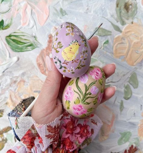 celeste coslett clark on Instagram: "painted eggs from spring’s past 🐣" Celeste Clark, Spring Hygge, Kitschy Decor, Easter Paintings, Easter Egg Art, Holiday Organization, Painted Eggs, Easter Hunt, Clark Art