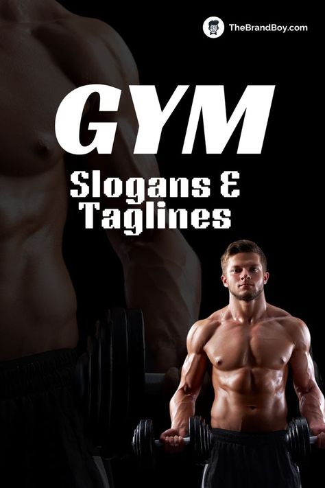 Gym Slogans And Taglines Gym Slogans Motivation, Fitness Slogan, Gym Slogans, Sports Slogans, Herbalife Business, Muscle Transformation, Marketing Slogans, Business Slogans, Gym Wear Men