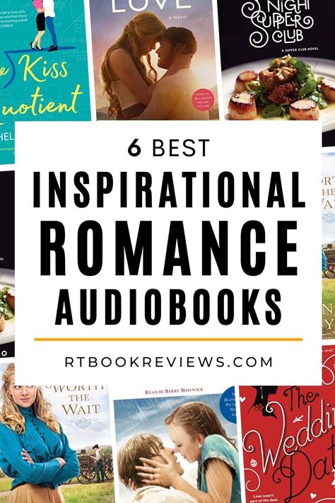 Are you looking for a little inspiration in your romantic reading? Look no further than inspirational romance audiobooks for love stories with themes of faith and hope for a truly uplifting experience! Tap to see the 6 best inspirational romance audiobooks to listen to! #bestaudiobooks #romanceaudiobooks Love And Destiny, Romance Audiobooks, Francine Rivers, Faith And Hope, Best Audiobooks, Redeeming Love, Classic Romance, Best Superhero, Romantic Stories