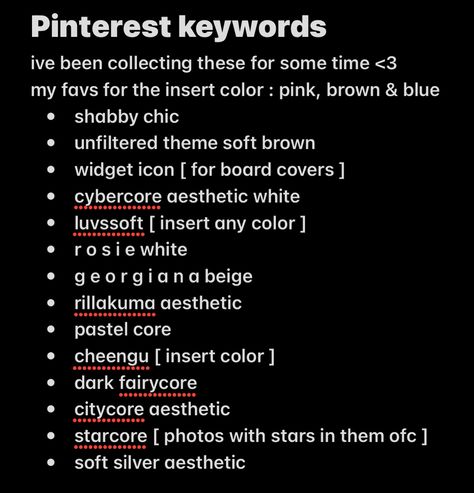 Dark Fairycore Aesthetic, List Of Aesthetics, The Coffee House, Pinterest Board Names, Pinterest Codes, Cute Text Symbols, Dark Fairycore, Secret Websites, Living Life To The Fullest