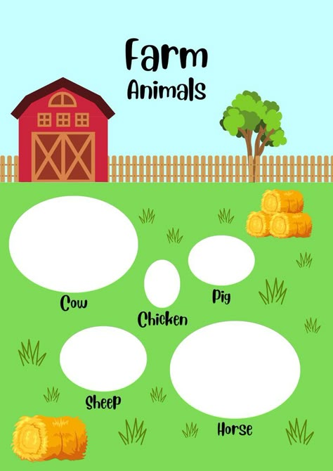 Farm Animals Cut and Paste Activity Animals For Kindergarten, Farm Animals Worksheets Preschool, Farm Animal Printables Free, Farm Animal Worksheet, Farm Animals Worksheets For Kids, Farm Animals Activities For Preschoolers, Farm Animals Writing Activities, Farm Animals Worksheet, Learning Farm Animals