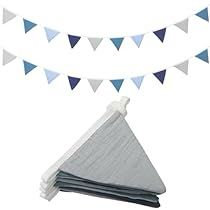 Triangle Flag Banner, Triangle Bunting, Pendant Banner, Triangle Flag, Basement Organization, Nursery Garland, Birthday Boho, Cloth Banners, Triangle Banner