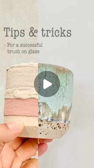 Trine Bentsen on Instagram: "••• What are your best Glazing tips⁉️" Brush On Glaze Techniques, Tape Resist Glazing, Birch Glaze Combinations, Painting Glazed Ceramic, Botz Glaze Combinations, Pottery Glaze Ideas Color Combos, Botz Glaze, Ceramic Glaze Recipes, Glazing Techniques