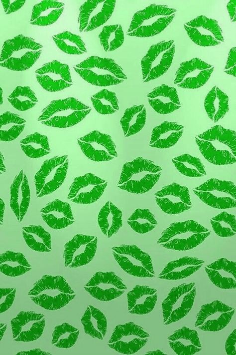 Glam Wallpapers, 2000 Aesthetic, Pink Store, Holiday Wallpapers, Green Wallpapers, Green Lipstick, White Background Wallpaper, Green Lips, Lip Wallpaper