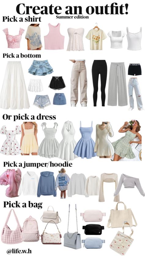 Summer edition Preppy Teen Outfits, Basic Clothes Essentials, Preppy Inspiration, Tiktok Outfits, Preppy Summer Outfits, Cute Preppy Outfits, Preppy Summer, Preppy Outfit, Swimsuit Dress