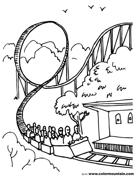 Amusement Park Rides Drawing, Amusement Park Drawing Easy, Roller Coaster Doodle, Rollercoaster Drawing Easy, Roller Coaster Sketch, Amusement Park Drawing, Rollercoaster Drawing, Roller Coaster Drawing, Ride Drawing