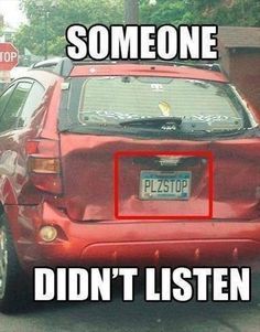 Funny pics, humour quotes, funny jokes, jokes funny, hilarious funny, humor funny …For the best humour and hilarious jokes visit www.bestfunnyjokes4u.com/lol-funny-cat-pic/ Funny License Plates, Car Jokes, Funny Bunnies, Good Humor, E Card, License Plates, Really Funny Memes, Makes Me Laugh, So Funny