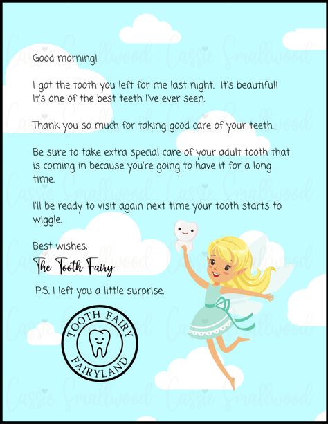 5 Insanely Cute Free Printable Tooth Fairy Letters ~ Cassie Smallwood Tooth Fairy Receipt Free Printable, Tooth Fairy Letters, Tooth Fairy Letter Template, Fairy Letters, Fairy Templates, Tooth Fairy Note, Losing Teeth, Tooth Fairy Receipt, Tooth Fairy Certificate