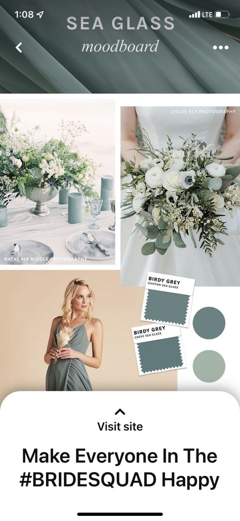 June Wedding Colors, Sea Glass Wedding, Gray Wedding Colors, Wedding Theme Color Schemes, Blue Green Wedding, Wedding Color Pallet, Beach Wedding Colors, Green Themed Wedding, Green Wedding Colors