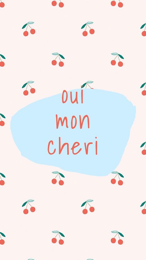 Psd quote on cherry pattern background social media post oui mon cheri | free image by rawpixel.com Patterned Wallpaper Iphone, Cherry Quotes, Steampunk Store, Orange Brick, Vector Quotes, Cherry Pattern, Purple Wallpaper Iphone, Orange Wallpaper, Instagram Wallpaper