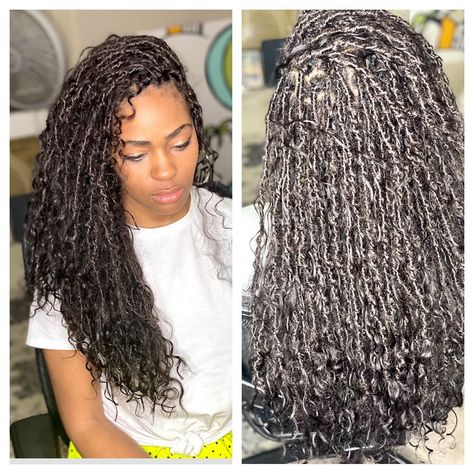 Amina Locs, Bohemian Locs, Locks Hair, Twist Style, Long Bob Hairstyles, Loc Styles, Faux Locs, Locs, Curly Hair Styles