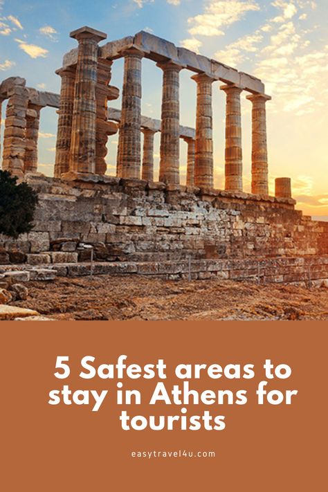 Wondering what are the safest areas to stay in Athens? In this post, I will help you to find out the best and safest areas to stay in Athens for tourists and the best places to stay in each neighborhood. Best Area To Stay In Athens, Places To Stay In Athens Greece, Where To Stay In Athens Greece, Athens Neighborhoods, Greek Honeymoon, Athens Vacation, Athens Airport, Greek Vacation, Greece Trip