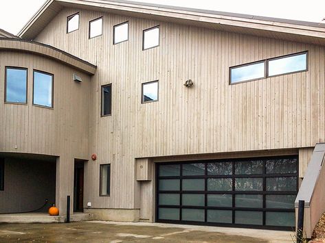 Pros and Cons of Glass Garage Doors | Monarch Door Garage Door Modern, Single Garage Door, Glass Garage, Single Garage, Sectional Garage Doors, Glass Garage Door, Modern Glass, Garage Door, Pros And Cons