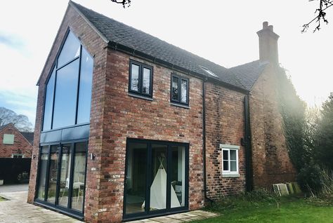 Rear 2 Storey Extension Ideas, Rear Extension Ideas Two Storey, Country Cottage Extension, 2 Story Extension, House Extensions 2 Storey, Cottage Side Extension, Double Storey Extension, Two Story Extension, 2 Storey Extension Ideas