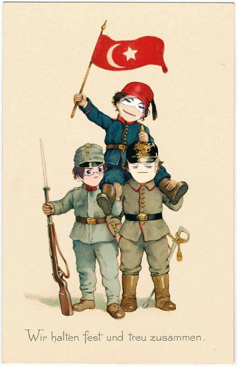 Humor Drawings, Ww1 Posters, Ww2 Propaganda Posters, Ww1 Art, German Propaganda, Ww2 Propaganda, Central Powers, The Orient Express, Propaganda Art