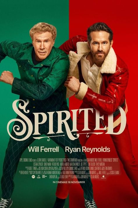 Spirited The Ghost Of Christmas Present, Ryan Reynolds Movies, Ghost Of Christmas Present, Tracy Morgan, Octavia Spencer, Comedy Movie, A Christmas Carol, Will Ferrell, Dark Soul