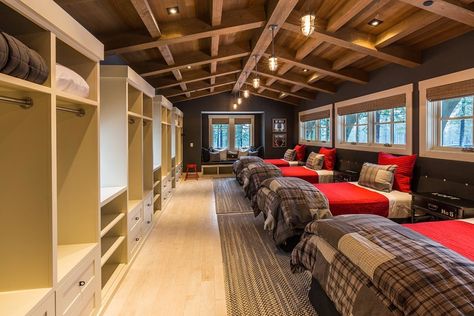 Bunk Room Ideas, Sleepover Room, Bunk Bed Rooms, Martis Camp, Bunk Beds Built In, Bunk Rooms, Bunk Room, Bunk House, House Goals