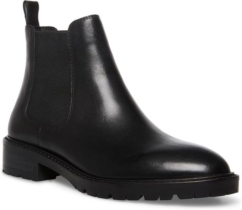 Amazon.com | Steve Madden Women's Leopold Chelsea Boot, Chestnut Suede, 7.5 | Ankle & Bootie Black Chelsea Boots Women, Ankle Boots With Jeans, Steve Madden Boots, Suede Chelsea Boots, Shoes Boots Ankle, Trending Boots, Chelsea Ankle Boots, Black Leather Heels, Winter Clothes