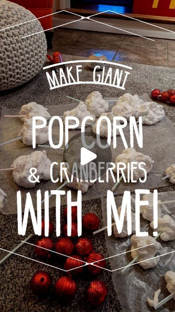 Jessica Ann on Instagram: "Giant Popcorn & Cranberries Garland! 🎄  Inspiration from @captainjeffmackay for this really cool decoration for indoors and outdoors!  This is NOT hard to make and I anticipate it lasting for years to come 👏🏻🎄  #christmasdecor #christmas #christmas2022 #garland #popcornandcranberries #decorating #outdoordecoration #christmasdecorations" Giant Christmas Decorations Diy, Popcorn Christmas Tree Garland, Garland Inspiration, Popcorn Decorations, Diy Popcorn, Popcorn Garland, Christmas Popcorn, Outdoor Garland, Christmas Party Photo