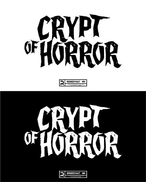 Day 14 - Crypt of Horror Vintage horror font inspired by classic Hammer films. Dracula Cover, Horror Font, Horror Vintage, Hammer Films, Vintage Horror, Horror Movie