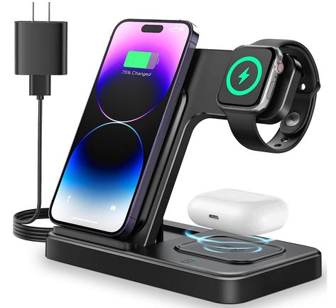 Cool Car Gadgets, Apple Charging Station, Apple Watch 8, Apple Watch Charging Stand, Apple Charger, Apple Watch Charger, Charger Station, Charger Stand, Watch Charger