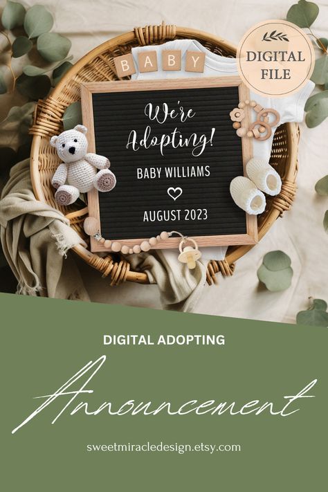 Baby Adoption Announcement, We Are Adopting Announcement, Adoption Announcement Photoshoot, Adopting Announcement, Adoption Ideas, Adoption Tips, Baby Adoption, Adoption Shower, Adoption Announcement