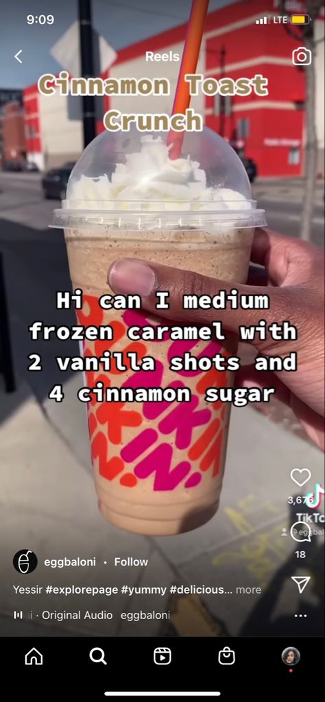 Must Try Dunkin Drinks, New Dunkin Drinks, Dunkin Drinks No Coffee, Dunkin Order Ideas, Dunkin Drink Orders To Try, Dunkin Donuts Order Ideas, Dunkin Donuts Frozen Coffee Order, Sweet Dunkin Drink Orders, Frozen Dunkin Drinks