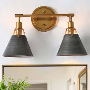 Farmhouse Bathroom Light Fixtures, Modern Classic Bathroom, Farmhouse Bathroom Light, Black Bathroom Light Fixtures, Gold Vanity Light, Black Bathroom Light, Bronze Vanity Lighting, Silver Vanity, Gold Vanity