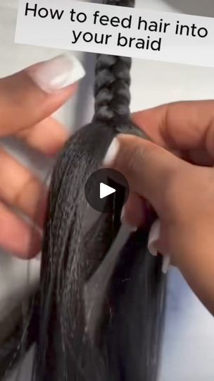 How To Feed Hair Into Braids, How To Feed In Braids, Diy Cornrows Black Braid Tutorials, Feed In Tutorial, How Do You Cornrow Braid Tutorials, How To Refresh Feed In Braids, Feed In Braids, Feed In Braid, Braid Tutorial