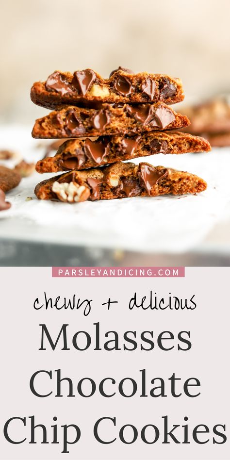 Molasses Chocolate Chip Cookies, Pumpkin Seed Cookies, Seed Cookies, Refrigerated Cookie Dough, Milk Chocolate Chip Cookies, Make Brown, Cookie Icing Recipe, Icing Recipes, Fall Baking Recipes