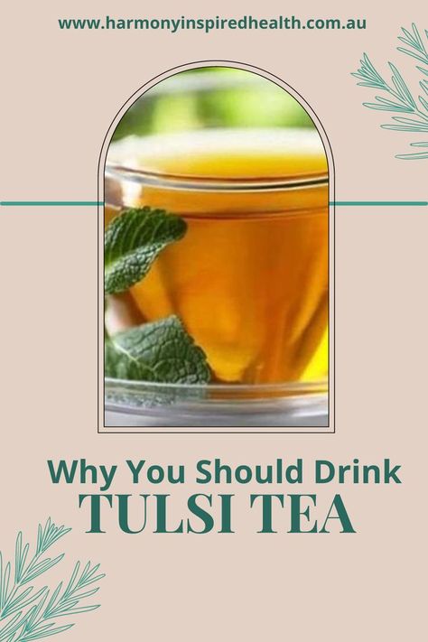 Tulsi Tea ~ Why You Should Drink It Tulsi Tea Benefits, Ayurveda Drinks, Tulsi Tea, Tulsi Plant, Ayurveda Recipes, Plant Benefits, Tea Health Benefits, Sacred Plant, Holy Basil